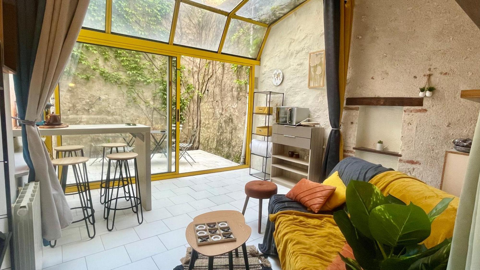 Studio Cosy Hypercentre Terrasse Blois Esterno foto